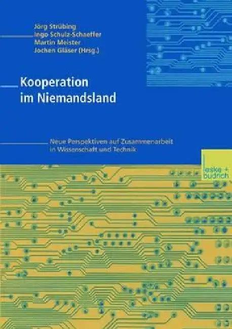 Kooperation Im Niemandsland (English, Jörg Strübing | Ingo Schulz-Schaeffer | Martin Meister)
