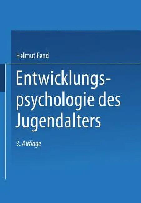 Entwicklungspsychologie Des Jugendalters (English, Helmut Fend)