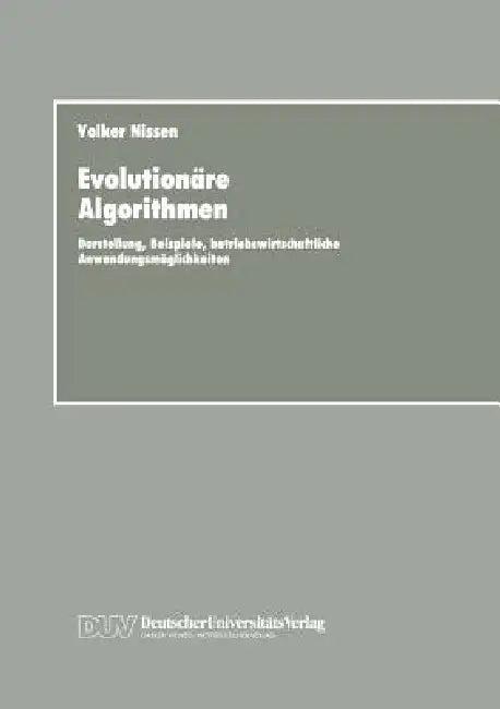 Evolutionäre Algorithmen (English, Volker Nissen)