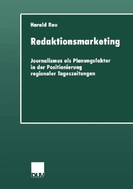 Redaktionsmarketing (English, Harald Rau)