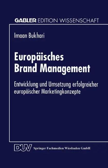 Europäisches Brand Management (English, Imaan Bukhari)