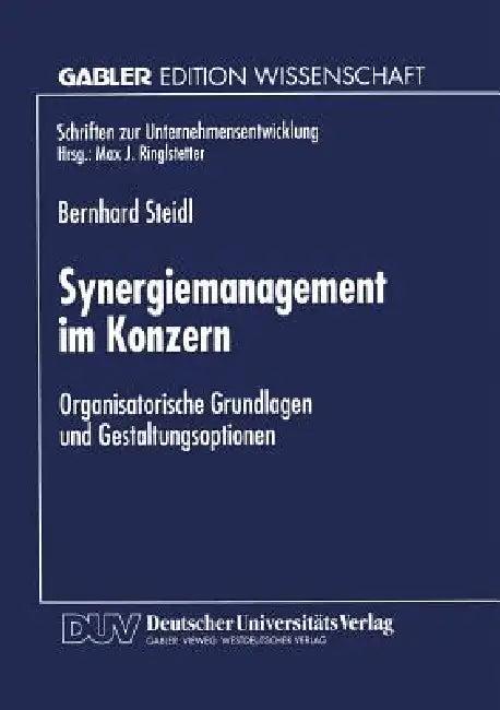 Synergiemanagement Im Konzern (English, Bernhard Steidl)