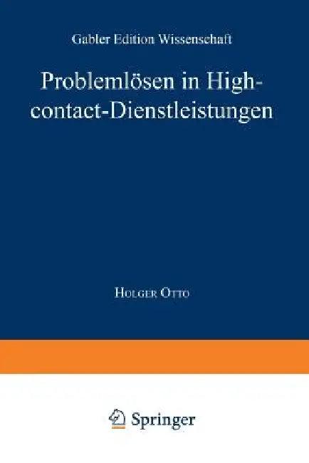 Problemlösen in High-Contact-Dienstleistungen (English, Holger Otto)