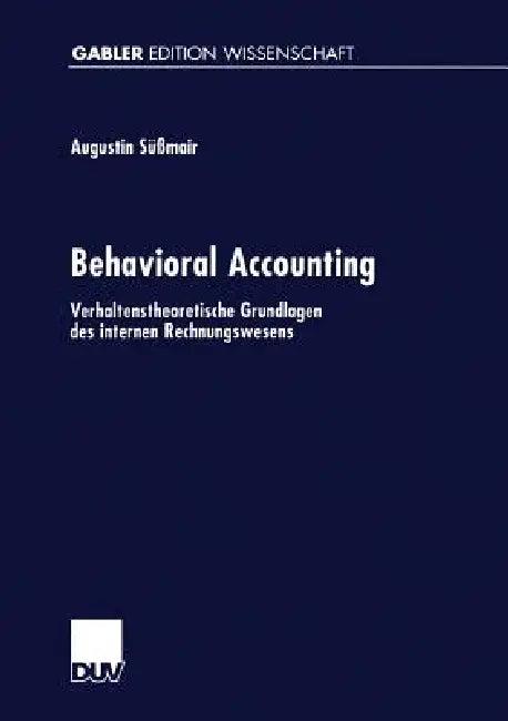 Behavioral Accounting (English, Augustin Süßmair)