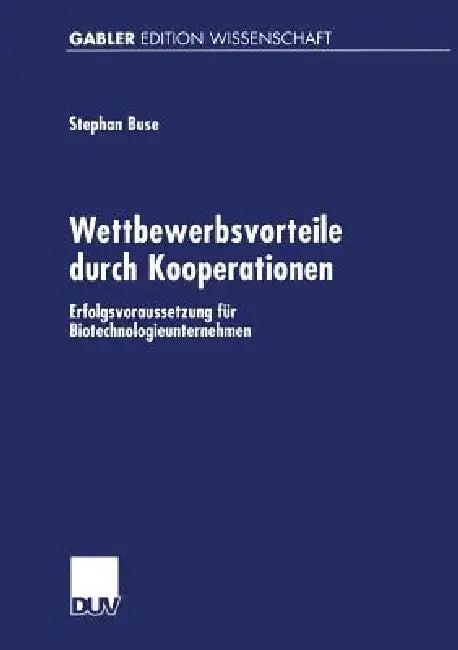 Wettbewerbsvorteile Durch Kooperationen (English, Stephan Buse)