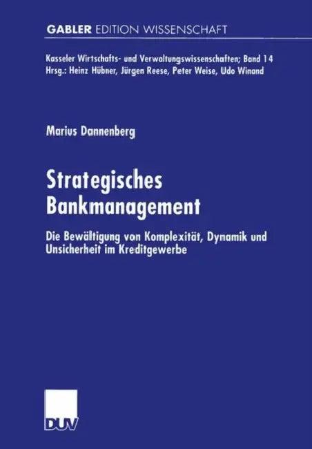 Strategisches Bankmanagement (English, Marius Dannenberg)