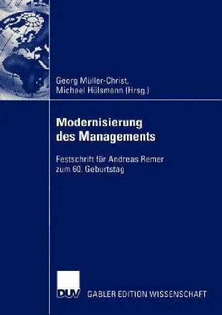 Modernisierung Des Managements (English, Georg Müller-Christ | Michael Hülsmann)