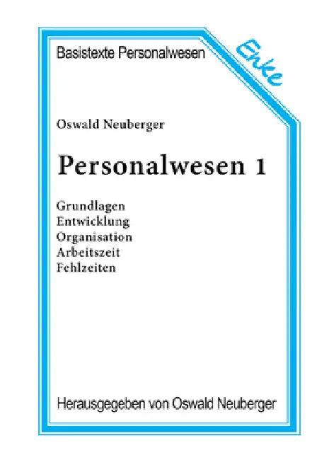 Personalwesen 1 (English, Oswald Neuberger)