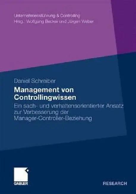 Management Von Controllingwissen (English, Daniel Schreiber)