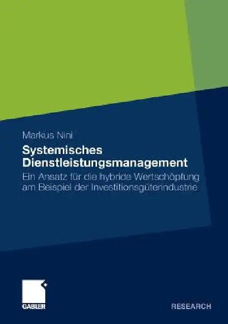Systemisches Dienstleistungsmanagement (English, Markus Nini)