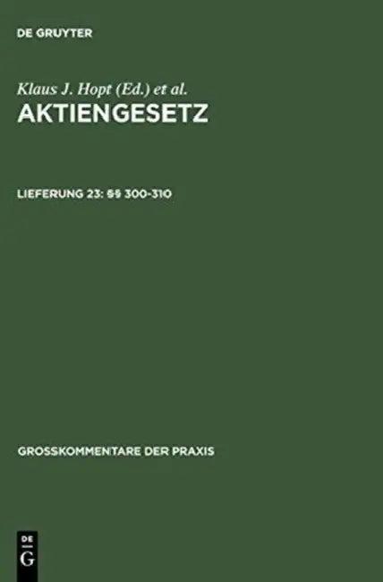 300-310 (English, Heribert Hirte | Kai Hasselbach)