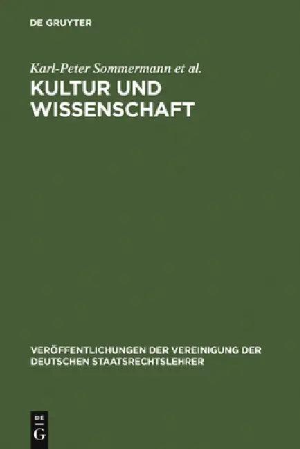Kultur und Wissenschaft (English, Karl-Peter Sommermann | Stefan Huster | Martin Schulte)