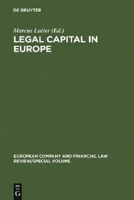 Legal Capital in Europe (English, Marcus Lutter)