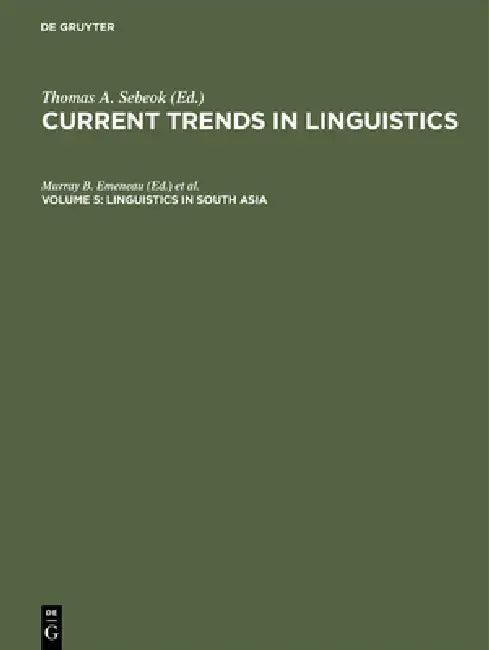 Linguistics in South Asia (English, Murray B. Emeneau | Charles A. Fergusson)