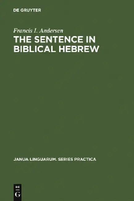The Sentence in Biblical Hebrew (English, Francis I. Andersen)