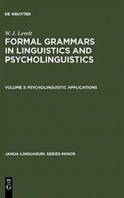 Psycholinguistic Applications (English, W. J. Levelt)