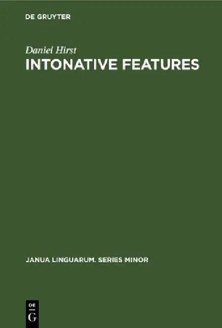 Intonative Features (English, Daniel Hirst)