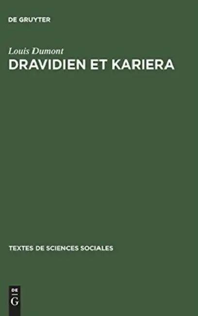 Dravidien et Kariera (English, Louis Dumont)