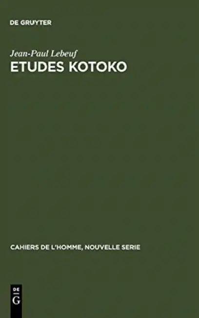 Etudes kotoko (English, Jean-Paul Lebeuf)
