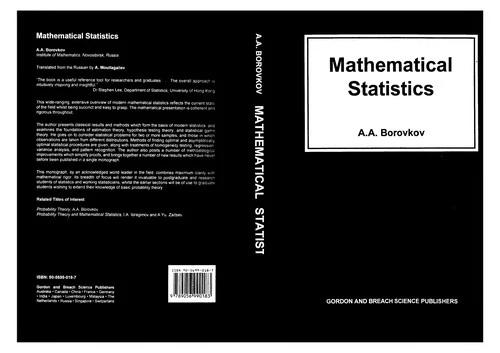 Mathematical Statistics (English, A. A. Borokov)