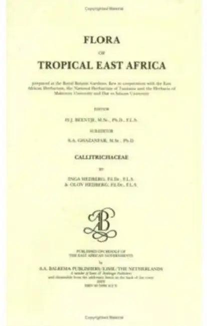 Flora of tropical East Africa - Callitrichaceae (2003) (English, Beentje H.J.)
