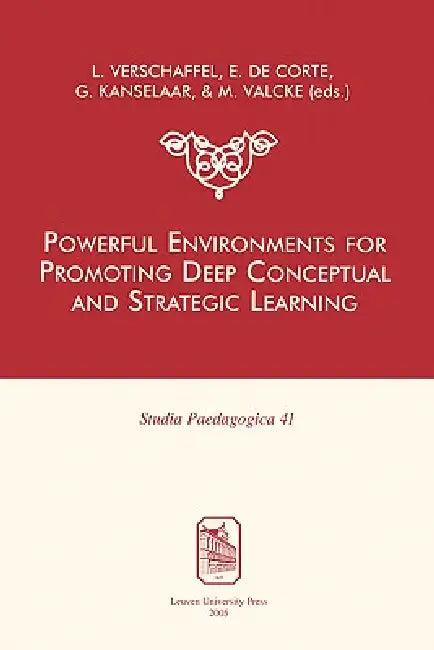 Powerful Environments for Promoting Deep Conceptual and Strategic Learning (English, Lieven Verschaffel | Erik de Corte | Gellof Kanselaar)