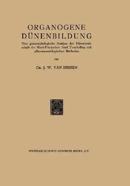 Organogene Dünenbildung (English, J. W. Van Dieren)