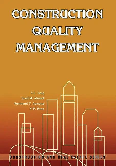 Construction Quality Management (English, Siu Lam Tang)