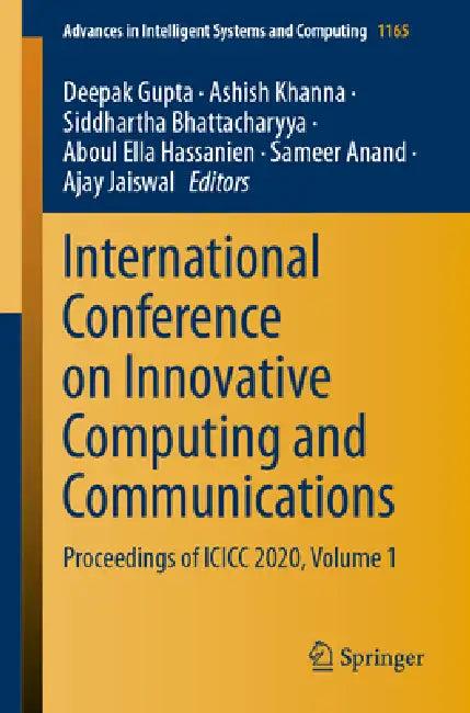 International Conference on Innovative Computing and Communications (English, Deepak Gupta | Ashish Khanna | Siddhartha Bhattacharyya)