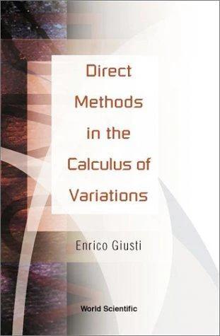 Direct Methods in the Calculus of Var... (English, Enrico Giusti)