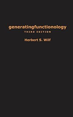 generatingfunctionology: Third Edition by Wilf, Herbert S. | Hardcover | Combinatorics And Graph Theory