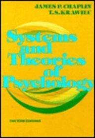 Systems and Theories of Psychology by P. J. Chaplin | Hardcover