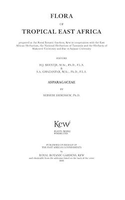 Flora of Tropical East Africa: Asparagaceae: Asparagaceae | Paperback | Botany & Plant Sciences