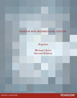 Algebra: Pearson New International Edition by Artin, Michael | Paperback | Mathematics