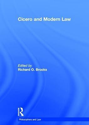 Cicero and Modern Law (Philosophers and Law) | Hardcover | Philosophy