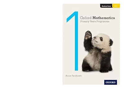 Oxford Mathematics Primary Years Programme Student Book 1 by Facchinetti, Annie | Paperback | Educational Or Learning Material