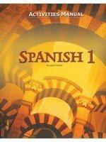 Spanish 1: Activities Manual by University Jones Bob | Paperback