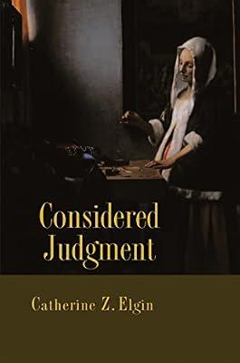 Considered Judgment by Elgin, Catherine Z. | Paperback | Philosophy