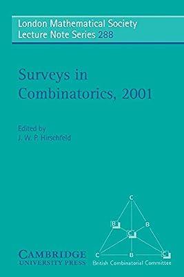 Surveys in Combinatorics, 2001: 288 (London Mathematical Society Lecture Note Series, Series Number 288) | Paperback | Mathematics