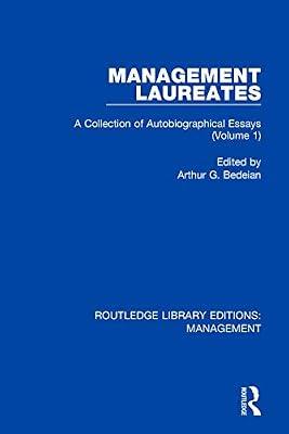 Management Laureates: A Collection of Autobiographical Essays (Volume 1) (Routledge Library Editions: Management): 8 | Paperback | Economics