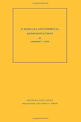 D-Modules and Spherical Representations. (MN-39) (Mathematical Notes, 39) by Bien, Frédéric V. | Paperback | Analytic Topology