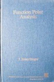 Function Point Analysis (Prentice Hall advanced reference series) by Dreger, J.Brian | Hardcover | Business Applications