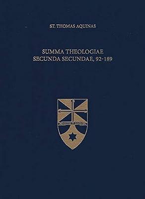 Summa Theologiae Secunda Secundae, 92-189: 18 by Thomas, Aquinas, Saint | Imitation_Leather | History