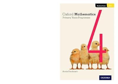 Oxford Mathematics Primary Years Programme Student Book 4 by Facchinetti, Annie | Paperback | Educational Or Learning Material