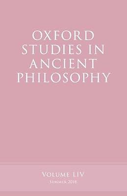 Oxford Studies in Ancient Philosophy, Volume 54: Summer 2018 by Victor Caston | Paperback | Western Philosophy: Ancient