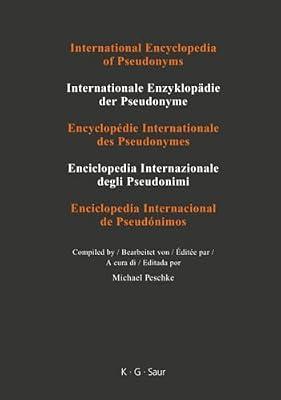 Texlor - Zzámbokréti (International Encyclopedia of Pseudonyms) | Hardcover | Reference