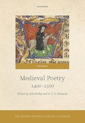 The Oxford History of Poetry in English: Volume 3. Medieval Poetry: 1400-1500 | Hardcover | Literary Studies: Poetry & Poets