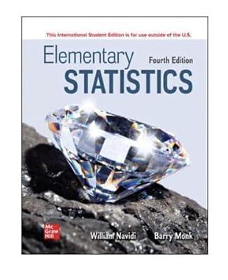 Elementary Statistics ISE (ISE HED STATISTICS) by Navidi Prof., William; Monk Professor, Barry | Paperback | Mathematics