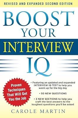 Boost Your Interview IQ 2/E by Martin, Carole | Paperback | Business & Economics