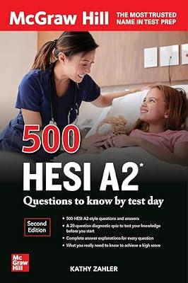 500 HESI A2 Questions to Know by Test Day, Second Edition by Zahler, Kathy A. | Paperback | Medical